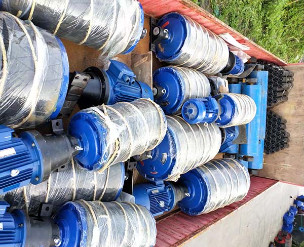 外置包膠電動(dòng)滾筒