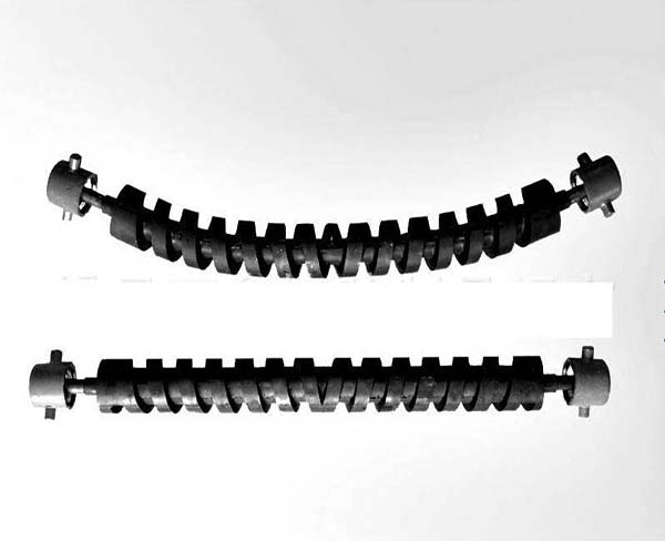 雙向螺旋橡膠托輥