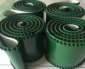 綠色輕型擋邊輸送帶